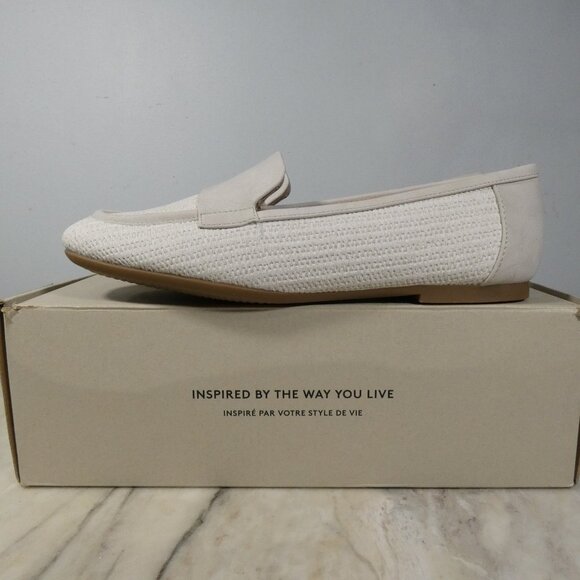 Naturalizer Soul Womens Bebe Slip On Loafer Birch Tan Woven 8 M - Picture 4 of 9